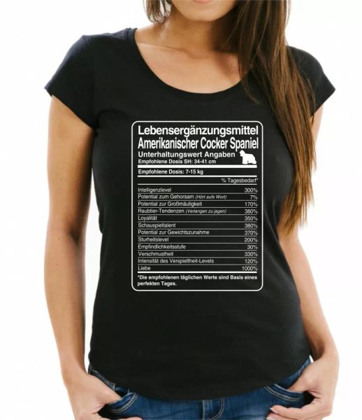 t-shirt womens dose american cocker spaniel life supplements by siviwonder, White;black
t-shirt womens dose american cocker spaniel life supplements by siviwonder, White;black