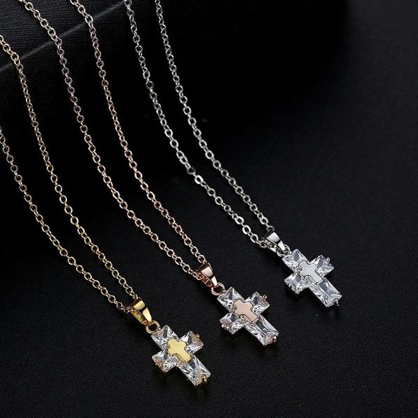 pendant necklaces cute small zircon cross necklace for women choker clavicle chain female party statement silver color gifts accessories
pendant necklaces cute small zircon cross necklace for women choker clavicle chain female party statement silver color gifts accessories