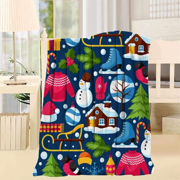 Xmas Pattern Blanket Super Soft Warmth Lightweight Apply to Sofa Bed Sofa and Living Room 40X50inch
Xmas Pattern Blanket Super Soft Warmth Lightweight Apply to Sofa Bed Sofa and Living Room 40X50inch