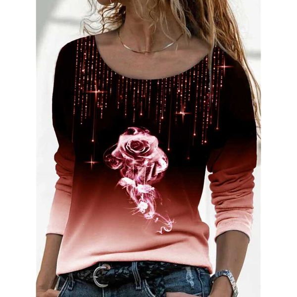 women's t-shirt fashion rose print women t-shirts long sleeve round neck basic plus size streetwear tee shirts female clothing 2021, White
women's t-shirt fashion rose print women t-shirts long sleeve round neck basic plus size streetwear tee shirts female clothing 2021, White