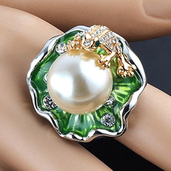 wedding rings zlxgirl jewelry imitation pearl finger for women party gifts cute green frog animal gold every body, Slivery;golden
wedding rings zlxgirl jewelry imitation pearl finger for women party gifts cute green frog animal gold every body, Slivery;golden