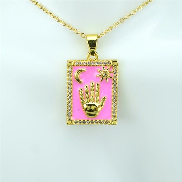 pendant necklaces 2021 turkish palm zircon necklace women european and american crossborder, Silver
pendant necklaces 2021 turkish palm zircon necklace women european and american crossborder, Silver