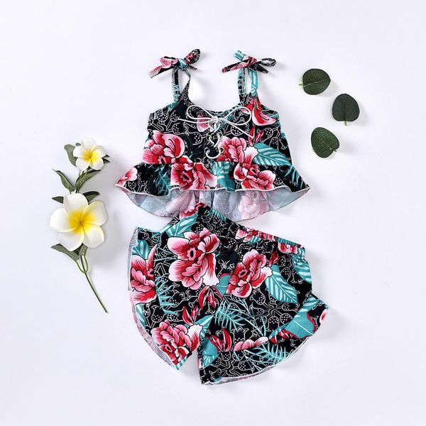 clothing sets girl's flower plant drawstring sling printed blouse + shorts two-piece suit baby girl clothes ropa niña meisjes kleding, White
clothing sets girl's flower plant drawstring sling printed blouse + shorts two-piece suit baby girl clothes ropa niña meisjes kleding, White