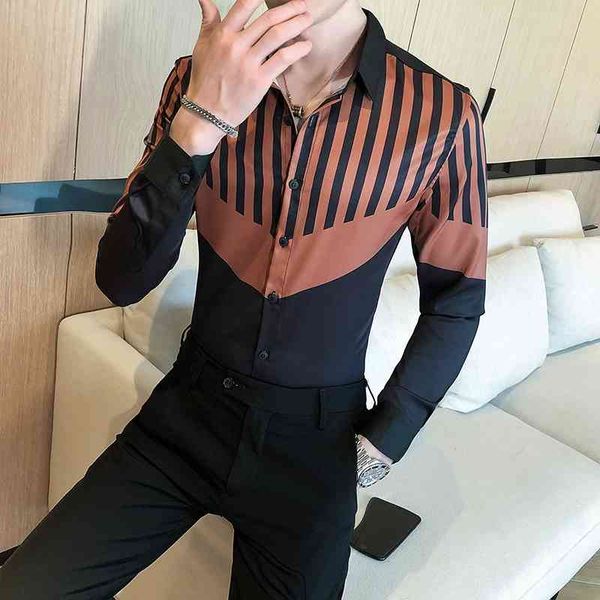 t shirts british fashion shreds long sleeve color striped for men's clothes 2021 simple fine casual office fit 3xl sweaters rq9s, White;black
t shirts british fashion shreds long sleeve color striped for men's clothes 2021 simple fine casual office fit 3xl sweaters rq9s, White;black