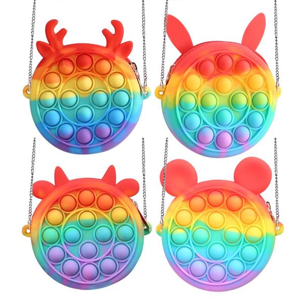 storage bags chain shoulder bag rainbow silicone push bubble fingertip toys anti-stress set stress reliever squeeze crafts adults children s
storage bags chain shoulder bag rainbow silicone push bubble fingertip toys anti-stress set stress reliever squeeze crafts adults children s