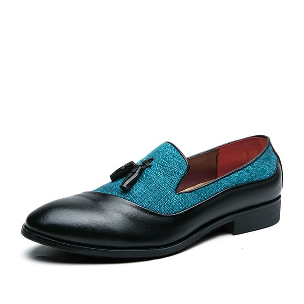 dress shoes men leather big size 38-46 fashion casual design bright face blue and bow driving pointed * ildf, Black
dress shoes men leather big size 38-46 fashion casual design bright face blue and bow driving pointed * ildf, Black