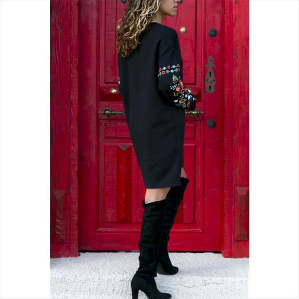 autumn winter clothing print womens dresses sleeves round neck loose mini for women vestidos femme robes y2k, Black;gray
autumn winter clothing print womens dresses sleeves round neck loose mini for women vestidos femme robes y2k, Black;gray