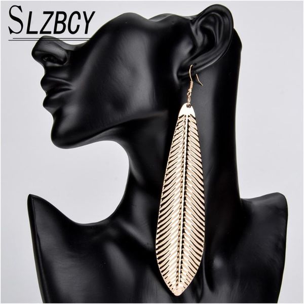 hip hop big leaf long dangle earrings for women statement brincos gold silver color feather drop earring bohemia female jewelry & chandelier
hip hop big leaf long dangle earrings for women statement brincos gold silver color feather drop earring bohemia female jewelry & chandelier