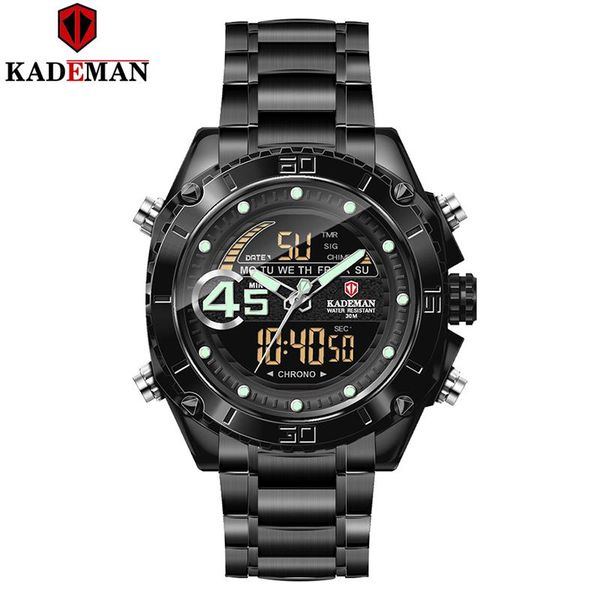 wristwatches kademan men's sports led digital display waterproof military army shockproof alarm watches male clock relogios masculino, Slivery;brown
wristwatches kademan men's sports led digital display waterproof military army shockproof alarm watches male clock relogios masculino, Slivery;brown