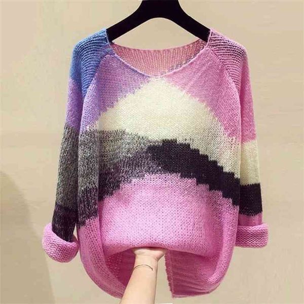 spring loose v-neck contrast color sweaters women fashion patchwork knit pullovers long sleeve knitwear female korean style 210522, White;black
spring loose v-neck contrast color sweaters women fashion patchwork knit pullovers long sleeve knitwear female korean style 210522, White;black