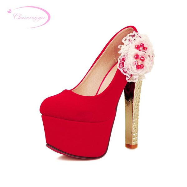chainingyee elegant party nightclub comfortable round toe pumps fashion flower platform red black high-heeled women's shoes dress
chainingyee elegant party nightclub comfortable round toe pumps fashion flower platform red black high-heeled women's shoes dress