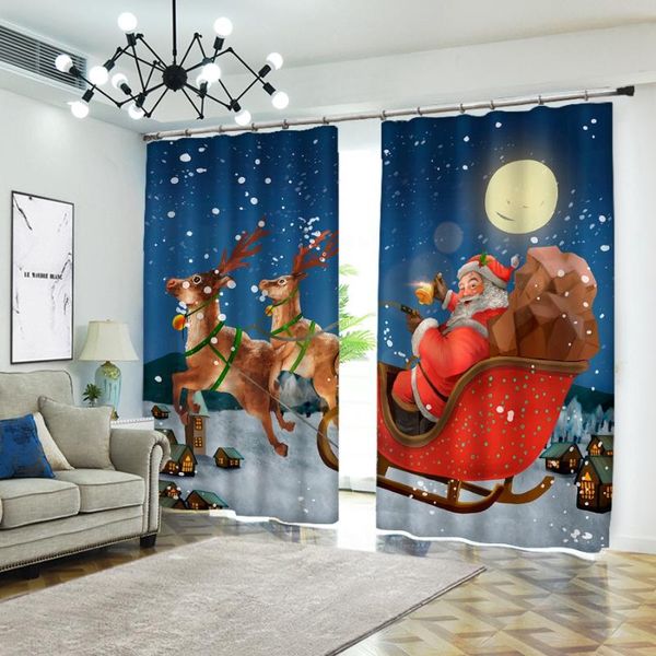 curtain & drapes babson elk santa claus high precision shading personalized 3d digital printing diy po christmas 
curtain & drapes babson elk santa claus high precision shading personalized 3d digital printing diy po christmas