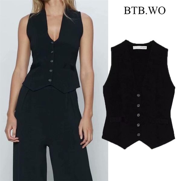 btb.wo za women knitted tank v neck ladies spring autumn sleeveless button-up female waistcoat chic 210705, White
btb.wo za women knitted tank v neck ladies spring autumn sleeveless button-up female waistcoat chic 210705, White