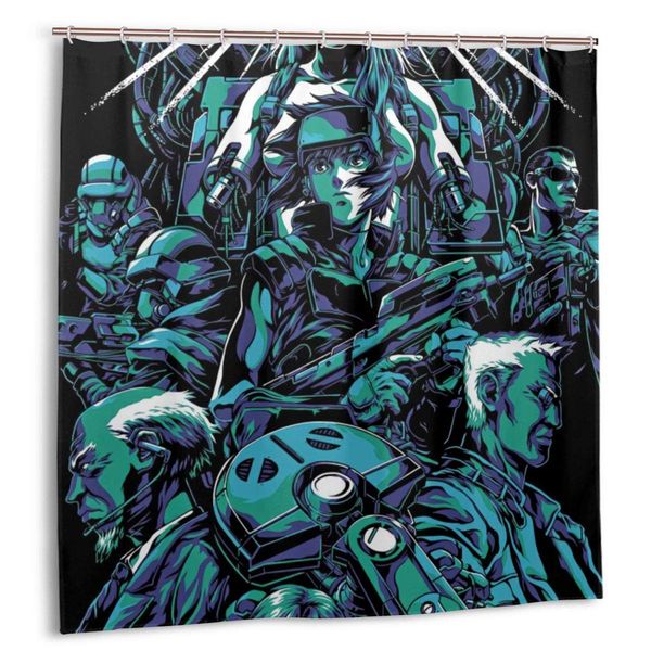 anime ghost in the shell_polyester fabric shower curtain set with 12 hooks, modern bathroom home decoration, waterproof 72"" x
anime ghost in the shell_polyester fabric shower curtain set with 12 hooks, modern bathroom home decoration, waterproof 72"" x