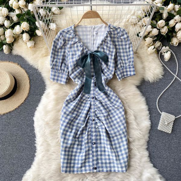 two piece dress french style women's vintage plaid print bow-tied v-neck puff short sleeve high waist mini 2021 chic summer es x35, White
two piece dress french style women's vintage plaid print bow-tied v-neck puff short sleeve high waist mini 2021 chic summer es x35, White