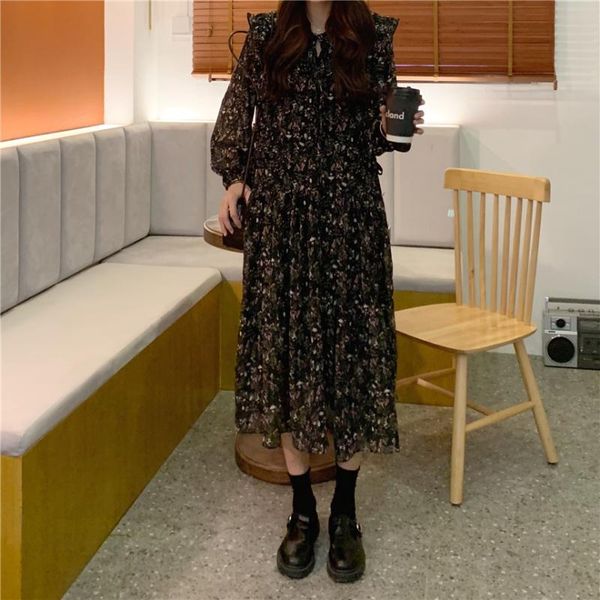 casual dresses yamdi 2021 woman a-line elegant midi chiffon dress women spring summer long sleeve vintage korean party print floral, Black;gray
casual dresses yamdi 2021 woman a-line elegant midi chiffon dress women spring summer long sleeve vintage korean party print floral, Black;gray