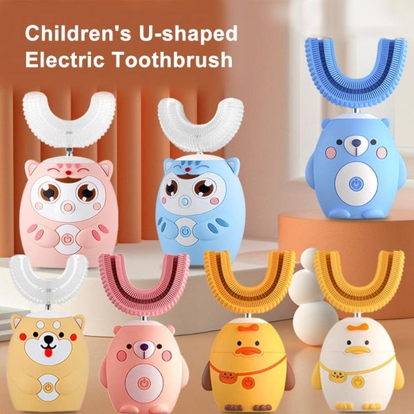 smart electric toothbrush u shaped children 360 degrees kids silicon automatic ultrasonic teeth tooth brush cartoon pattern
smart electric toothbrush u shaped children 360 degrees kids silicon automatic ultrasonic teeth tooth brush cartoon pattern