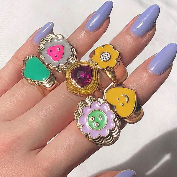 ins eenvoudige nieuwe liefde smiley gezicht bloem ring persoonlijkheid mode leuke geometrische uitdrukking ringen accessoires vrouwen, Slivery;golden
ins eenvoudige nieuwe liefde smiley gezicht bloem ring persoonlijkheid mode leuke geometrische uitdrukking ringen accessoires vrouwen, Slivery;golden