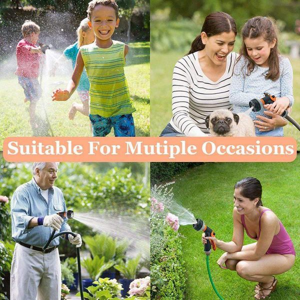 watering equipments professional garden hose nozzle adjustable 8 modes with metal body & grip for lawns car cleaning and pet showering
watering equipments professional garden hose nozzle adjustable 8 modes with metal body & grip for lawns car cleaning and pet showering
