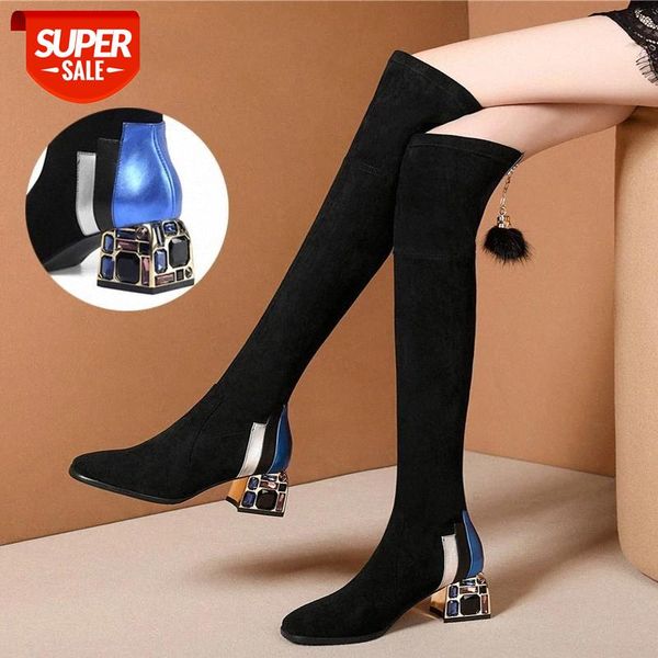 over the knee boots thigh high boots women winter shoes block thick heels rhinestone slim stretch shoes botas de mujer 2020 #lz4n, Black
over the knee boots thigh high boots women winter shoes block thick heels rhinestone slim stretch shoes botas de mujer 2020 #lz4n, Black