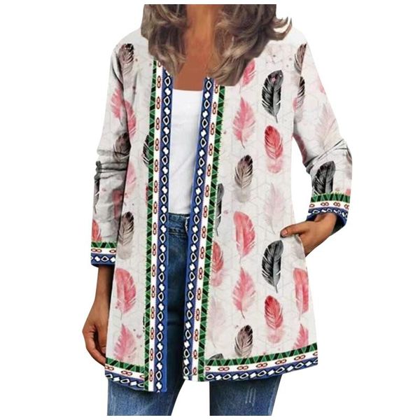 women's jackets women winter warm outerwear vintage print long sleeve cardigan coats ladies leisure retro loose female pocket, Black;brown
women's jackets women winter warm outerwear vintage print long sleeve cardigan coats ladies leisure retro loose female pocket, Black;brown