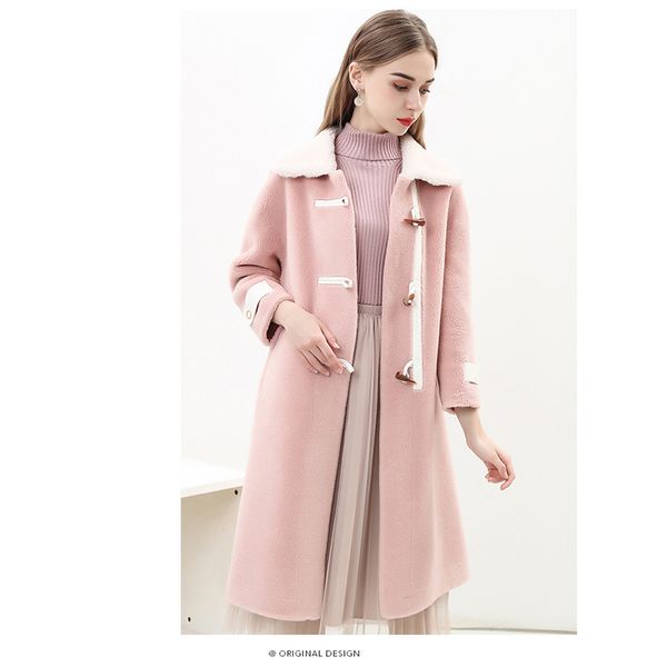 plush horn buckle women s fur coat high-quality stand-up collar retro comfortable fashion travel commute, Black
plush horn buckle women s fur coat high-quality stand-up collar retro comfortable fashion travel commute, Black