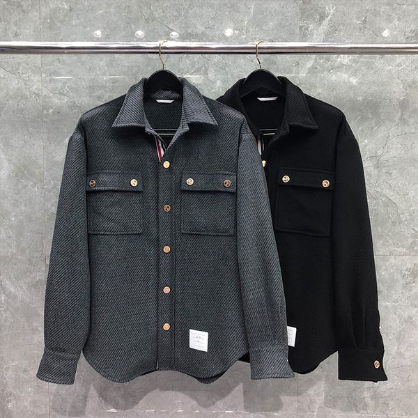 men's jackets fashion tb thom brand casual male jacket loose cardigan clothes fall and winter turn down collar thick coat r57e, Black;brown
men's jackets fashion tb thom brand casual male jacket loose cardigan clothes fall and winter turn down collar thick coat r57e, Black;brown