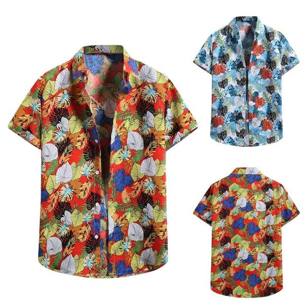 men's casual shirts shirt men palm tree print short sleeve ethnic style fashion tropical beach hawaiian loose camisa, White;black
men's casual shirts shirt men palm tree print short sleeve ethnic style fashion tropical beach hawaiian loose camisa, White;black