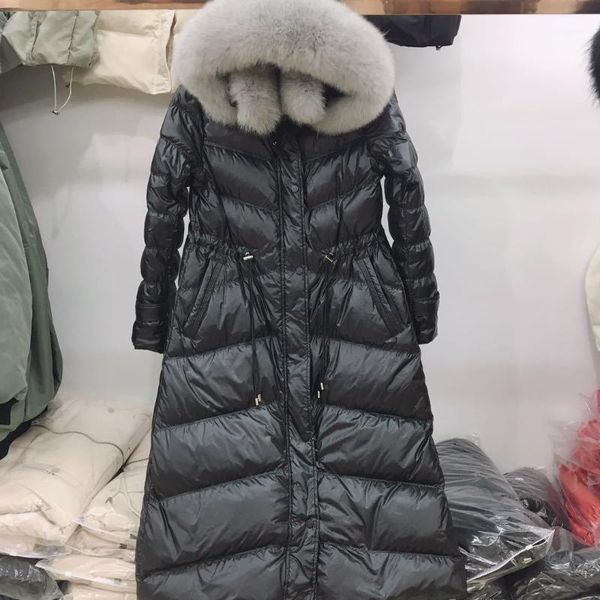 women's down & parkas 2021 winter style korean -style fashion slim fit lengthen women 's coat double fur collar long jacket ', Black
women's down & parkas 2021 winter style korean -style fashion slim fit lengthen women 's coat double fur collar long jacket ', Black