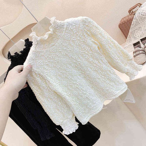 children's baby kids girls spring autumn clothes new girls foreign style lace high collar girls cotton lace t-shirts p4 184 g1224, Blue
children's baby kids girls spring autumn clothes new girls foreign style lace high collar girls cotton lace t-shirts p4 184 g1224, Blue