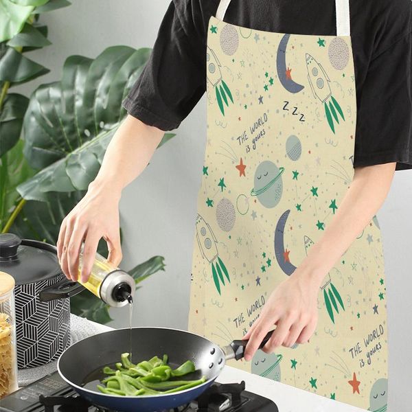 aprons space print sleeveless apron kitchen women's home cooking love baking waistline
aprons space print sleeveless apron kitchen women's home cooking love baking waistline