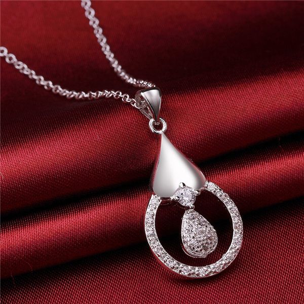 women's sterling silver plated heart drop zircon pendant necklaces gssn618 fashion lovely 925 silver plate jewelry necklace
women's sterling silver plated heart drop zircon pendant necklaces gssn618 fashion lovely 925 silver plate jewelry necklace