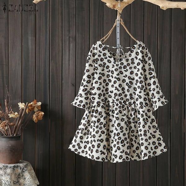 women's blouses & shirts 2021 fashion floral printed pullovers womens autumn blouse zanzea elegant ruffle patchwork tunic lady casual a, White
women's blouses & shirts 2021 fashion floral printed pullovers womens autumn blouse zanzea elegant ruffle patchwork tunic lady casual a, White