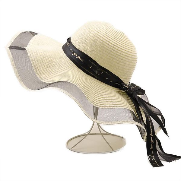 wide brim hats sell summer silk ribbon round straw for women colorful panama elegant beach sun caps, Blue;gray
wide brim hats sell summer silk ribbon round straw for women colorful panama elegant beach sun caps, Blue;gray