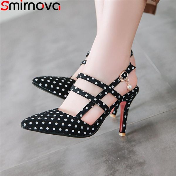smirnova plus size fashion summer shoes woman buckle pointed toe shallow high heels women elegant prom sandals dress, Black
smirnova plus size fashion summer shoes woman buckle pointed toe shallow high heels women elegant prom sandals dress, Black