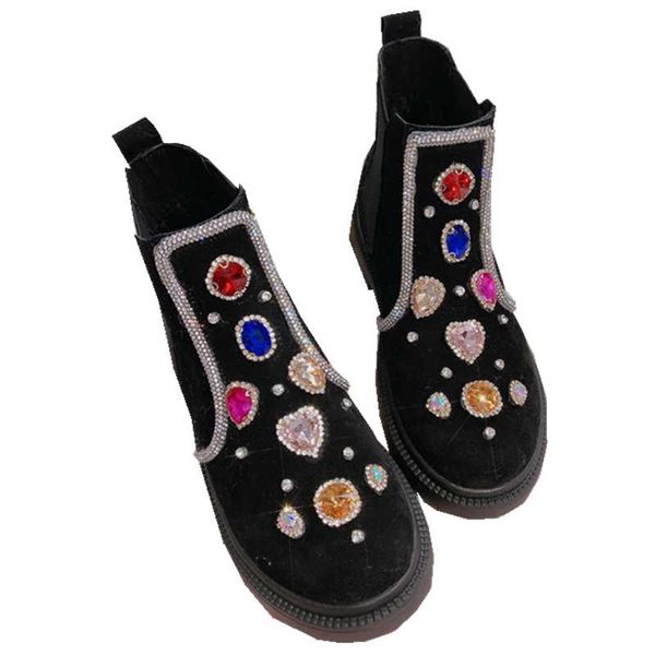 boots rainbow rhinestones women platform ankle 2021 winter warm fur snow ladies plush bling crystals non-slip shoes, Black
boots rainbow rhinestones women platform ankle 2021 winter warm fur snow ladies plush bling crystals non-slip shoes, Black