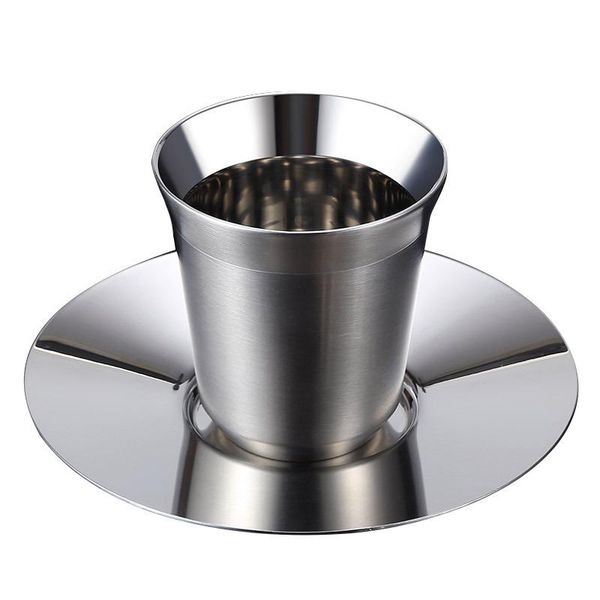3oz 5.5oz 304 stainless steel double-layer coffee cup anti- keep warm powder cups and saucers &
3oz 5.5oz 304 stainless steel double-layer coffee cup anti- keep warm powder cups and saucers &