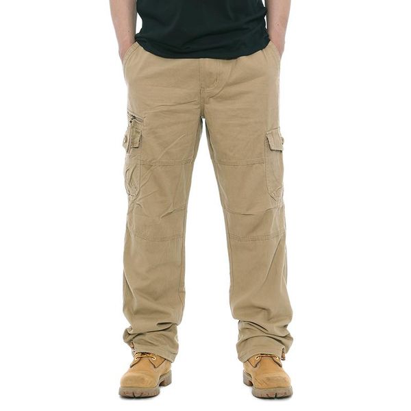 men's pants 2021 men outwear multi pocket cargo military tactical straight slacks trousers overalls zipper, Black
men's pants 2021 men outwear multi pocket cargo military tactical straight slacks trousers overalls zipper, Black