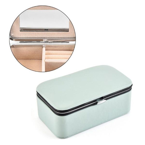 jewelry pouches, bags multifunctional box portable travel case with makeup mirror necklace earrings grids display storage organizer, Pink;blue
jewelry pouches, bags multifunctional box portable travel case with makeup mirror necklace earrings grids display storage organizer, Pink;blue