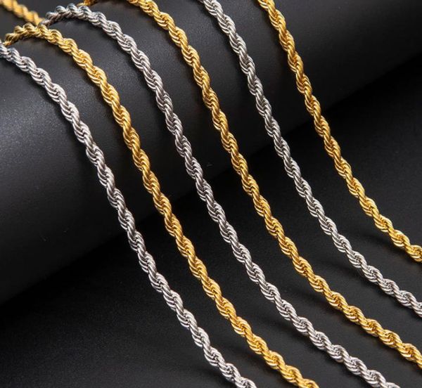 chains 2/3/6mm rope chain 316l stainless steel cool mens polishing biker necklace, Silver
chains 2/3/6mm rope chain 316l stainless steel cool mens polishing biker necklace, Silver