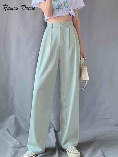 women's pants & capris 2021 suit wide-leg drape loose and thin green mopping trousers high-waist casual straight-leg pink, Black;white
women's pants & capris 2021 suit wide-leg drape loose and thin green mopping trousers high-waist casual straight-leg pink, Black;white