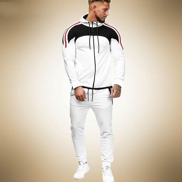 men's tracksuits mens casual stitching tracksuit long sleeve zipper hooded sweatshirt pants sets spring jogging sports warm jacket suit, Gray
men's tracksuits mens casual stitching tracksuit long sleeve zipper hooded sweatshirt pants sets spring jogging sports warm jacket suit, Gray