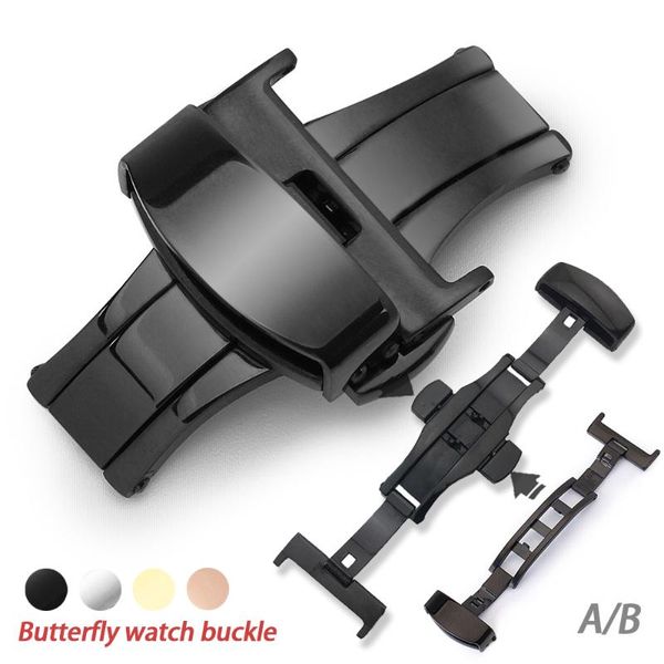 watch bands butterfly buckle band accessories stainless steel clasp double press buckles 18mm 24mm 20mm 22mm strap push button, Black;brown
watch bands butterfly buckle band accessories stainless steel clasp double press buckles 18mm 24mm 20mm 22mm strap push button, Black;brown