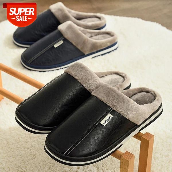 WEH Men Slippers winter Indoor Leather Waterproof Warm Home Fur Women Slipper Couple Platform slides for men Fluffy large Sizes #2i2G, Black
WEH Men Slippers winter Indoor Leather Waterproof Warm Home Fur Women Slipper Couple Platform slides for men Fluffy large Sizes #2i2G, Black
