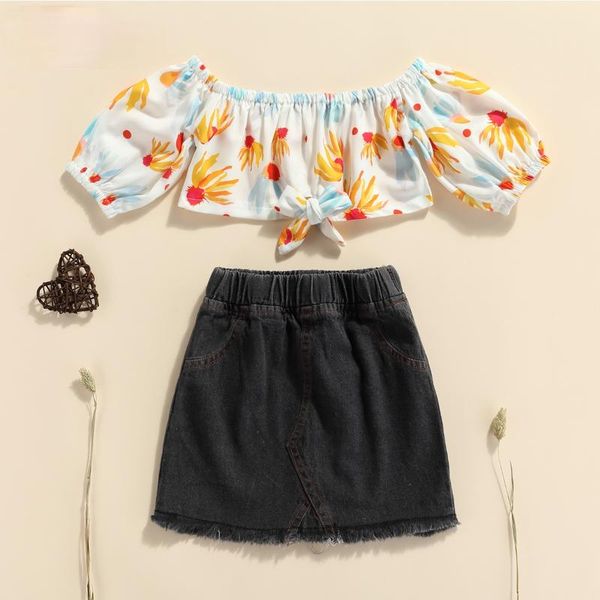 clothing sets 2-7y fashion kid girls clothes set puffl sleeve off shoulder printing skirts outfits children summer costumes, White
clothing sets 2-7y fashion kid girls clothes set puffl sleeve off shoulder printing skirts outfits children summer costumes, White