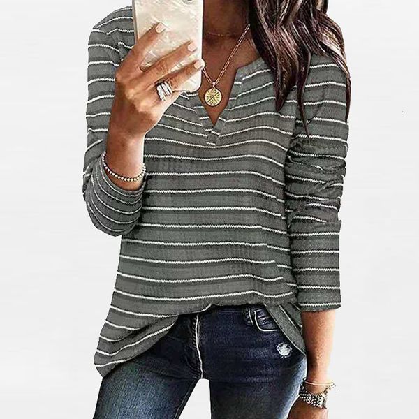 knits spring retro striped print elegant v-neck blouse women shirt fashion simple design female casual loose streetwear blusa 026c banz, White
knits spring retro striped print elegant v-neck blouse women shirt fashion simple design female casual loose streetwear blusa 026c banz, White