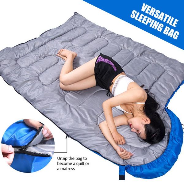 lightweight envelope sleeping bag three seasons warm outdoor camping portable splicing men women bags
lightweight envelope sleeping bag three seasons warm outdoor camping portable splicing men women bags