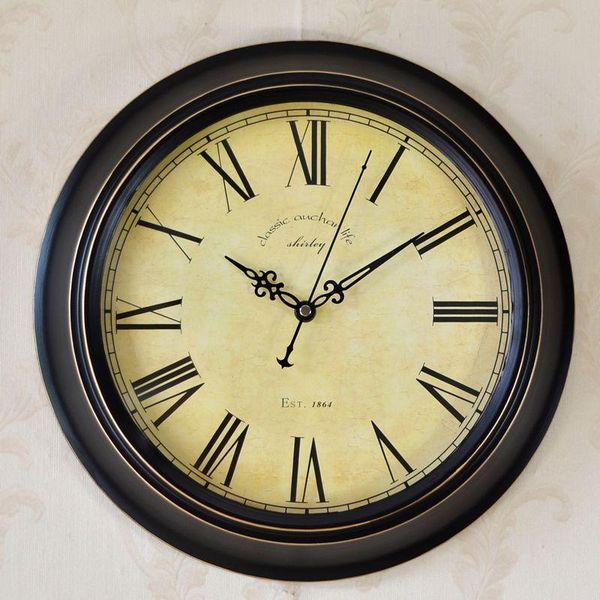wall clocks vintage large clock metal american retro mechanism living room silent creative classic reloj cocina gift fz497
wall clocks vintage large clock metal american retro mechanism living room silent creative classic reloj cocina gift fz497
