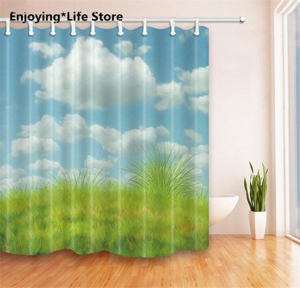 shower curtains blue sky & grassland curtain waterproof fabric bathroom decoration 72 x with 12 hooks
shower curtains blue sky & grassland curtain waterproof fabric bathroom decoration 72 x with 12 hooks