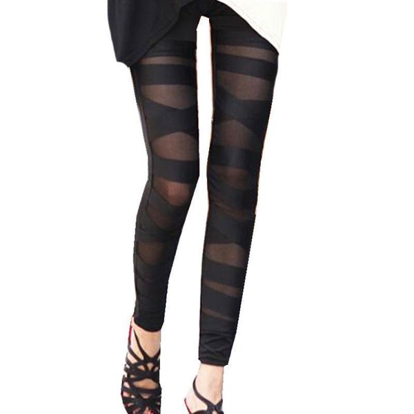 mesh leggins halloween gothic women legging slim elastic black bandage pants femme punk rock trouser
mesh leggins halloween gothic women legging slim elastic black bandage pants femme punk rock trouser